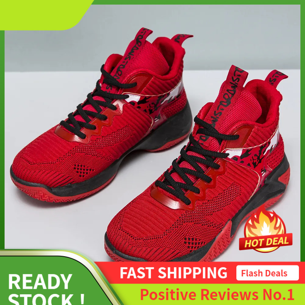 Ddmyoutdoor Sports Men Plus Size Fly Woven Basketball New Fashion Trend Sneakers Lace Up Soft Soled Running Shoes White Free Shipping Outdoor