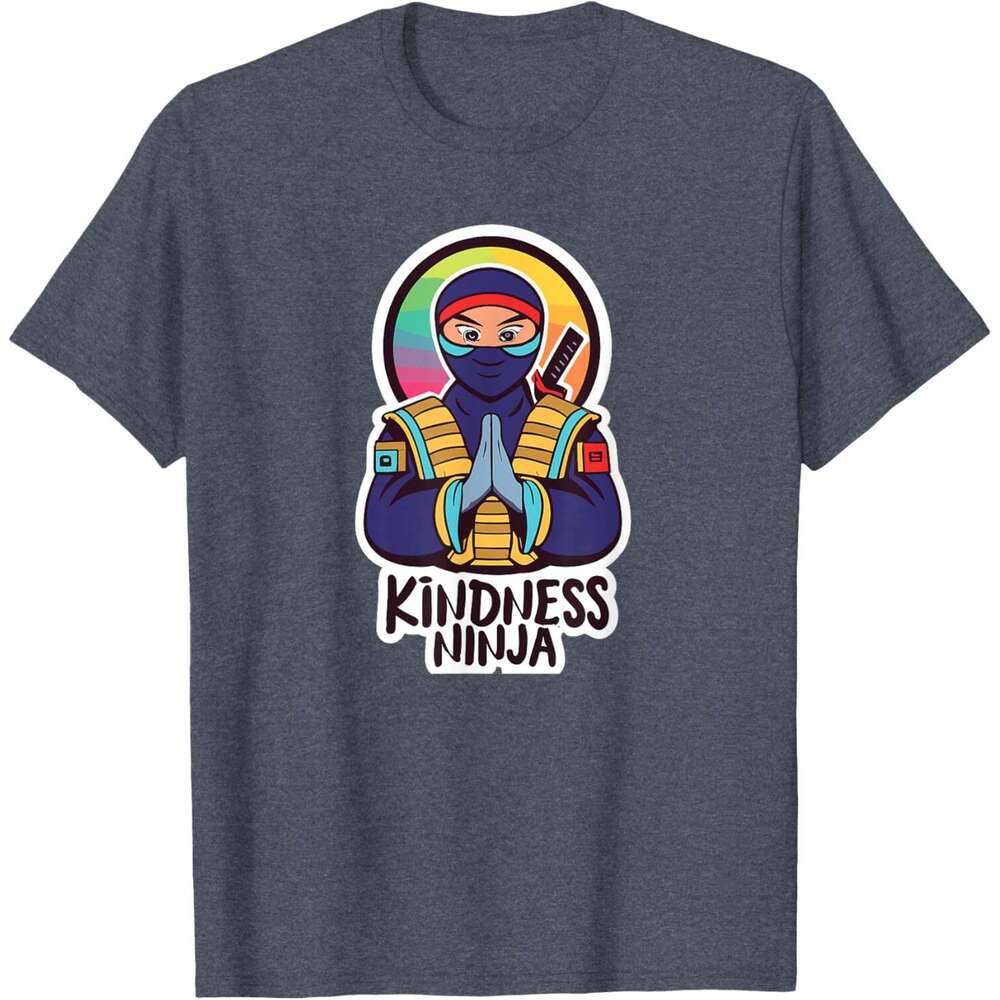 T shirt Mens Anti Bullying Kindness Ninja School Teacher Student T-Shirt shirts tshirt graphic tee Casual tops summer clothes Short sleeve Free shippi