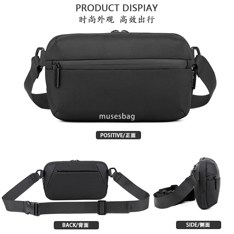 Mini mini crossbody bag Men's sports mobile phone bag Fanny pack Light casual shoulder bag Japanese fashion brand chest bag