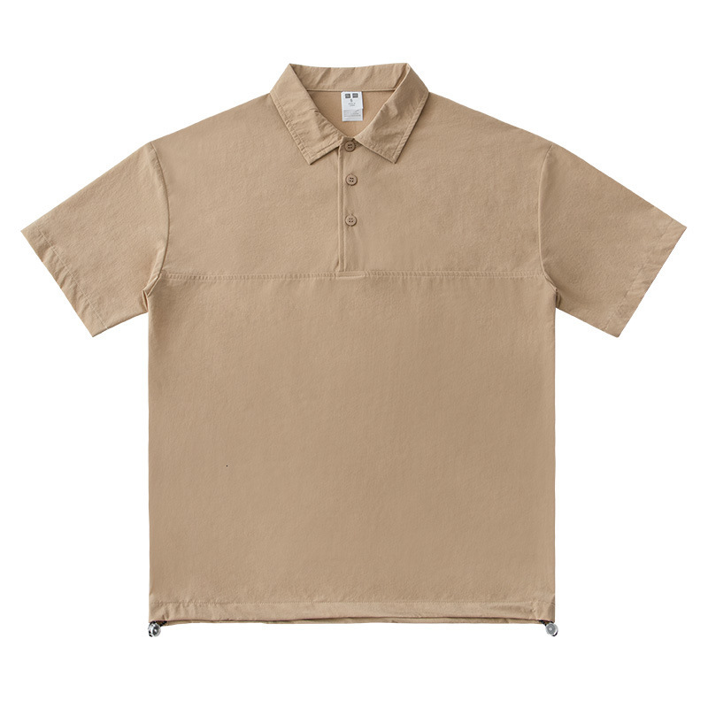 American style quick drying ice silk POLO shirt for men's summer YAMA STYLE mountain outdoor moisture absorption, breathability, and cool feeling