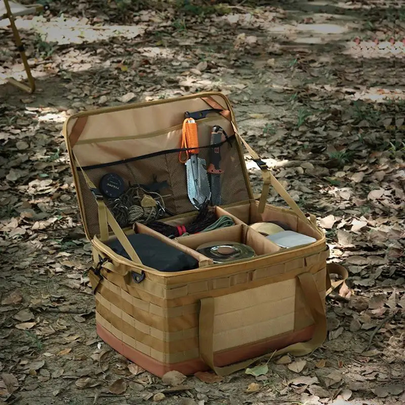 Outdoor picnic bag waterproof camping organizer cooler lunch box portable large capacity food storage 240910