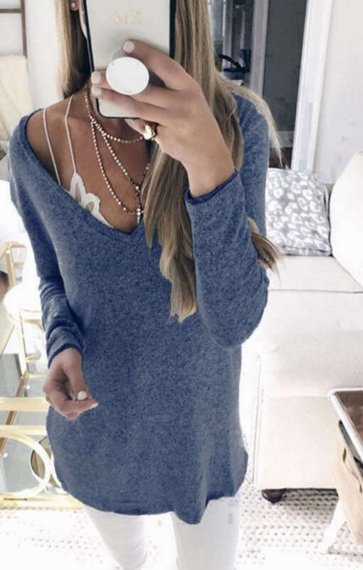 Autumn and Winter New Long Sleeved V-neck Knitted Sweater Top Womens Clothing Cardigan Fallautumn Sweater Long Sweaters Womens Designer Sweater