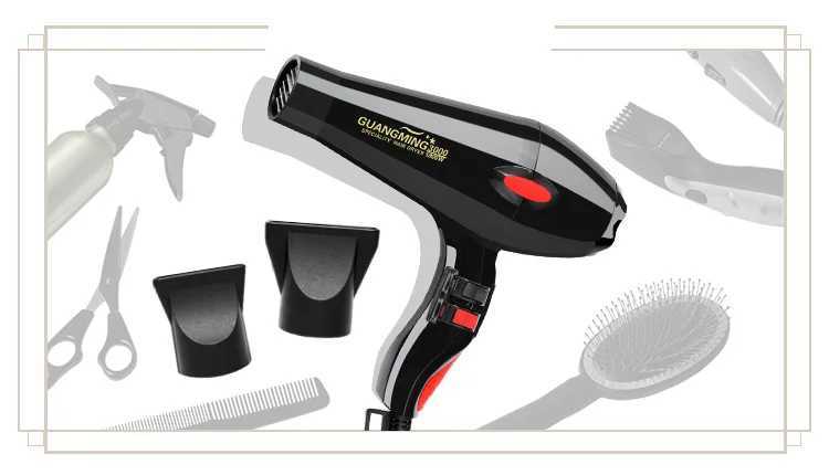 Dryers Real 1800W Professional Powerful Fast Heating Hot And Cold Adjustment Ionic Air Blow Dryer For Hair Salon Use G240805fa2c