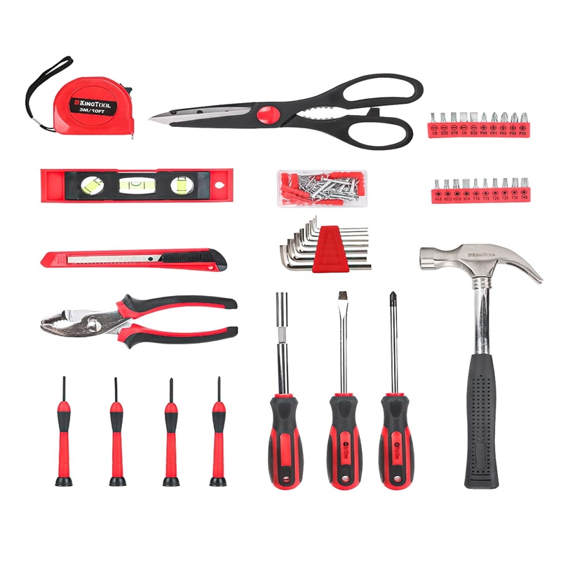 ingTool 325 Piece Home Repair Kit, General Home/Auto Repair Tool Set, Toolbox Storage Case with Drawer, General Household Tool Kit - Perfect for Homeo