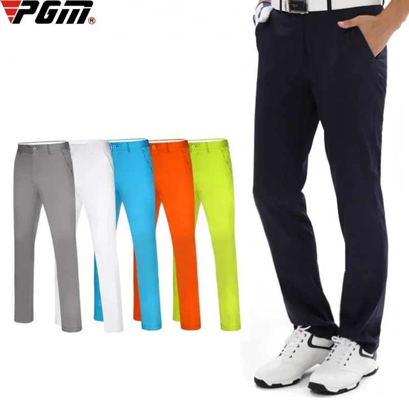 PGM Golf Pants Men Waterproof Trousers Soft Breathable Clothing Summer Sizes Xxsxxxl KUZ005 240705