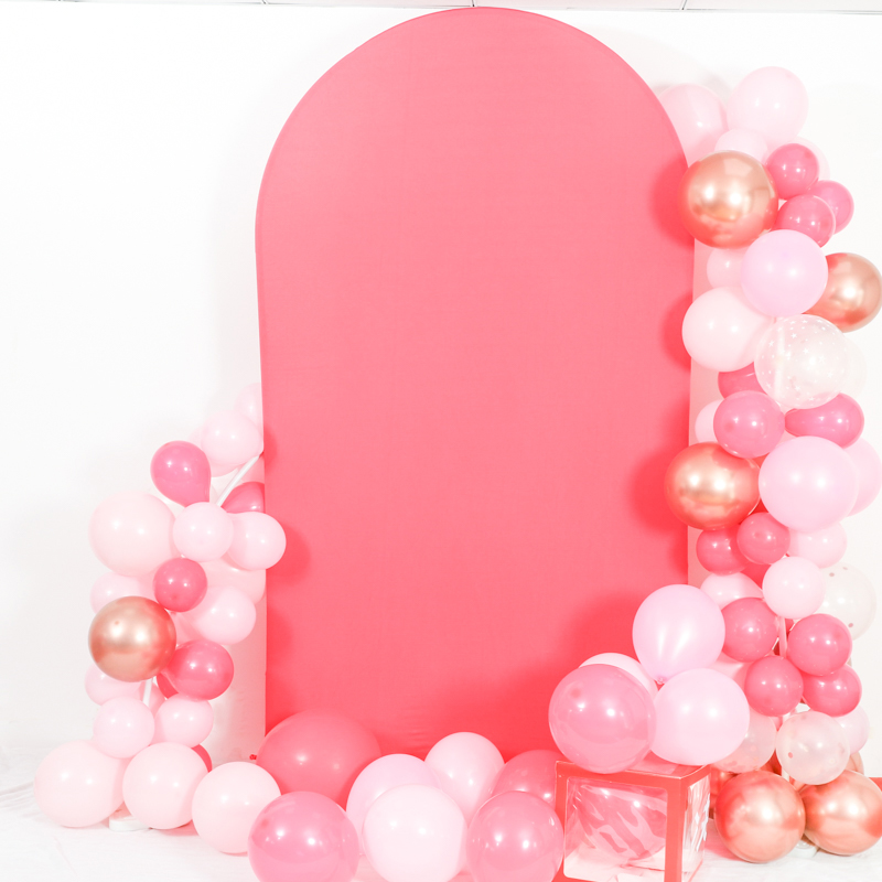 Wedding decoration arch background cloth high elasticity birthday party background set photography cloth semi-circular background cover