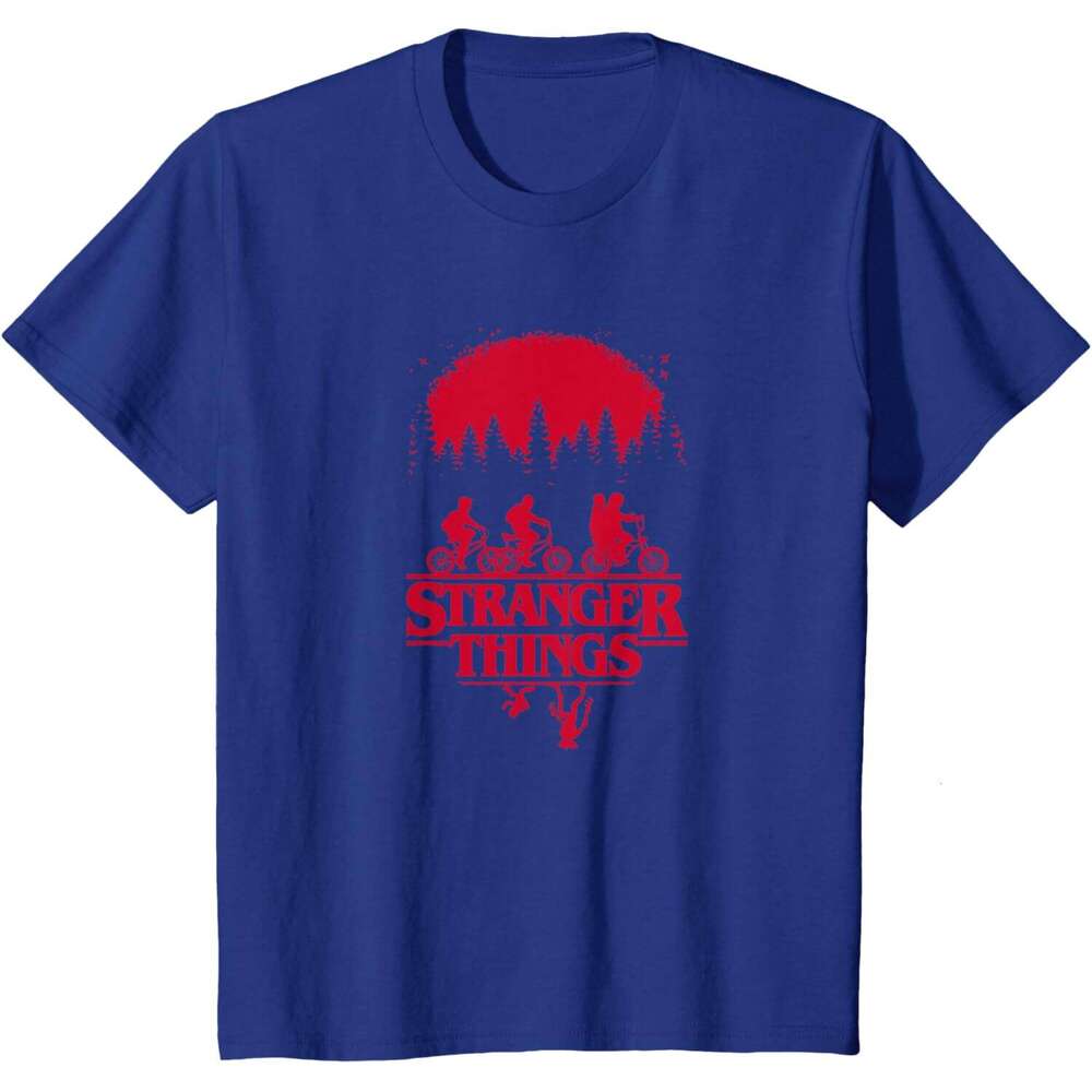 T shirt Mens Group Shot Bike Ride Upside Down Silhouette T-Shirt shirts tshirt graphic tee Casual tops summer clothes Short sleeve Free shipping