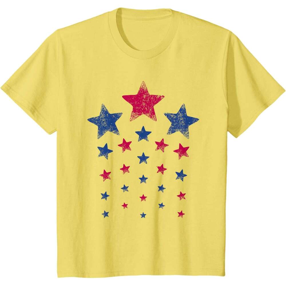 T shirt Mens 4th of July Shirts Women Men Kids Cute USA Patriotic Stars T-Shirt shirts tshirt graphic tee Casual tops summer clothes Short sleeve Free