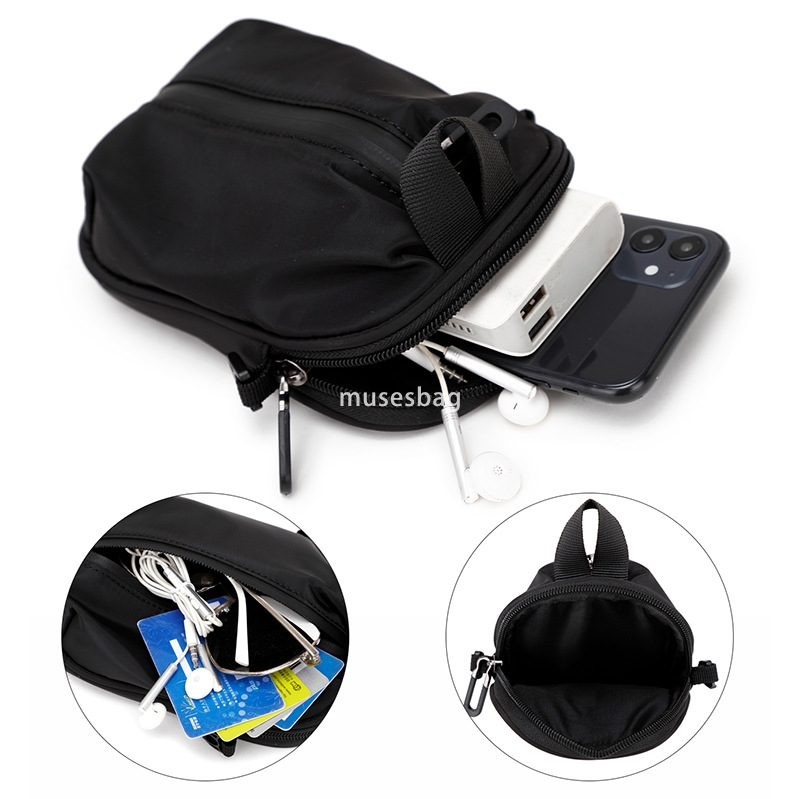 Men's crossbody bag ins fashion brand mini small body bag personality shoulder purse hanging bag hip hop trend mobile phone bag