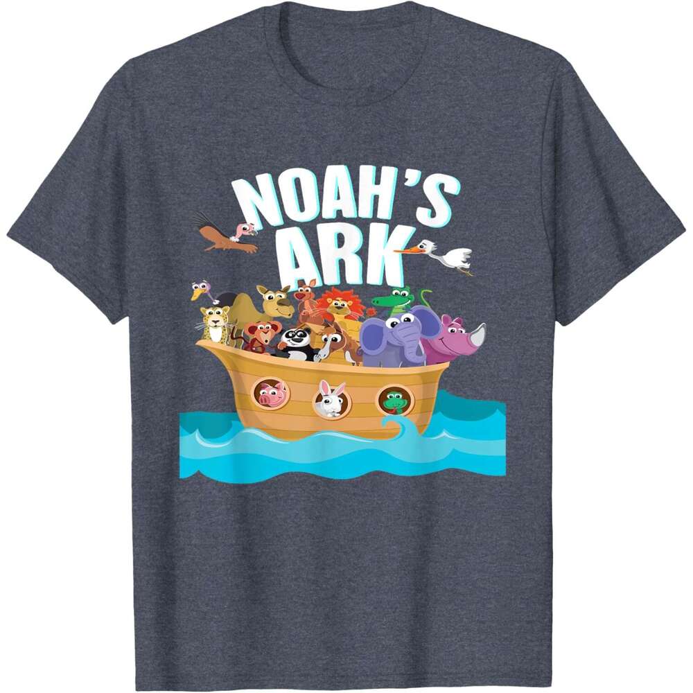 T shirt Mens Animal History Bible, Noah's Ark, Religion Comic Gift T-Shirt shirts tshirt graphic tee Casual tops summer clothes Short sleeve Free