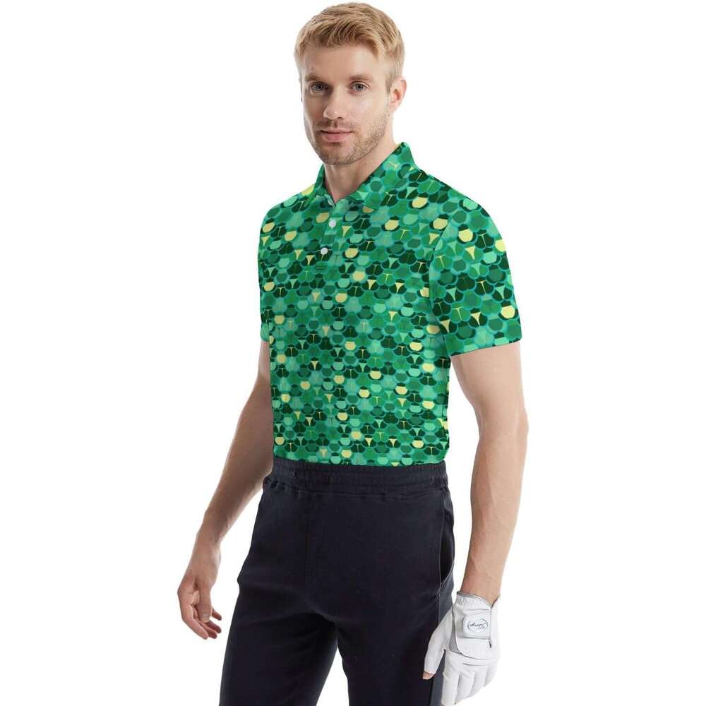 Fashion Mens Polo shirt Flashes Funny Hawaiian Beach Summer Golf Polo Shirts Polos shirts tshirt Casual tops summer clothes Short sleeve Free shipping