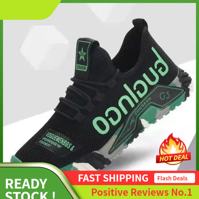 Ddmyoutdoor Men Trendy Sports Air Cushion Soft Soled Athleisure Casual Style Running Shoes Breathable Comfortable Runners Ikers Green Free Shipping Ou