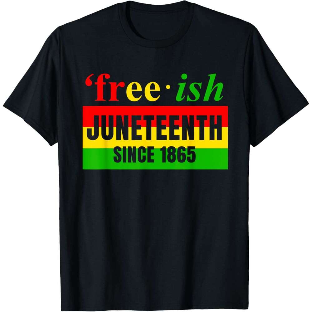 T shirt Mens Juneteenth: June 1865 Black History African American Freedom T-Shirt shirts tshirt graphic tee Casual tops summer clothes Short sleeve Fr