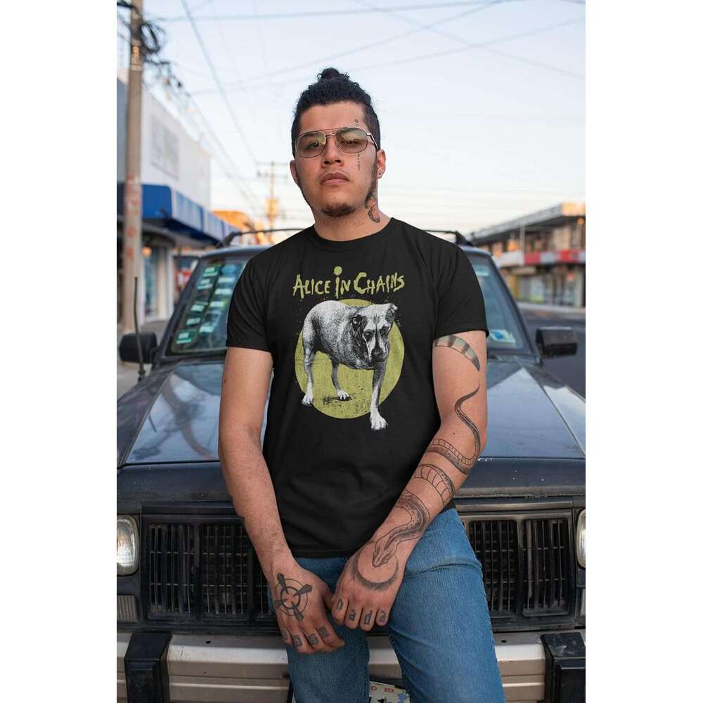 T shirt Mens Alice in Chains Shirt Self Titled Album Cover 90s Music Graphic Tees shirts tshirt Casual tops summer clothes Short sleeve