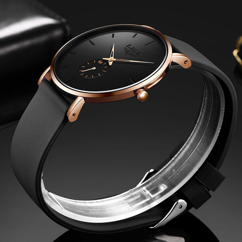 LIGE 2024 New Fashion Sports Mens Watches Top Brand Luxury Waterproof Simple Ultra-Thin Watch Men Quartz Clock