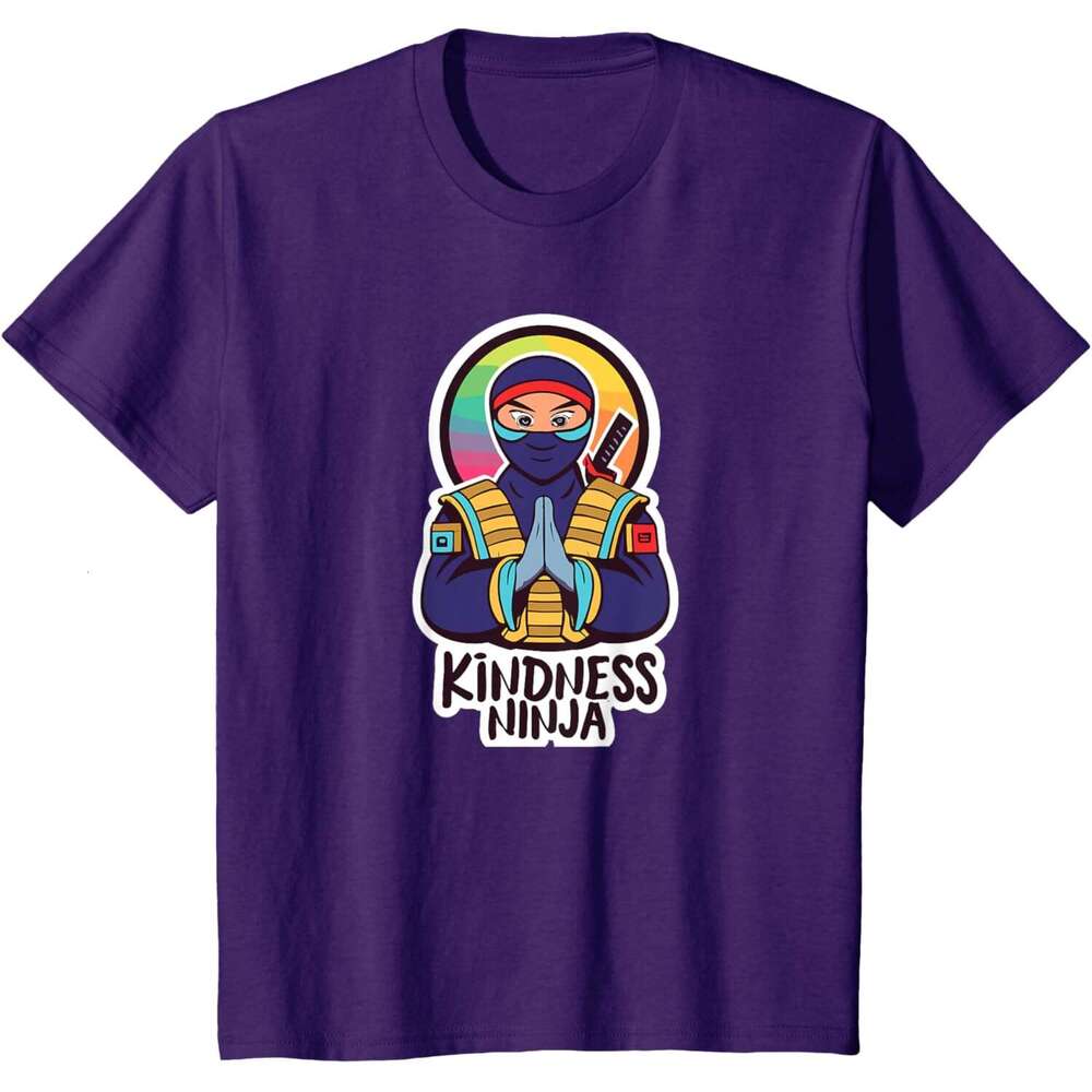 T shirt Mens Anti Bullying Kindness Ninja School Teacher Student T-Shirt shirts tshirt graphic tee Casual tops summer clothes Short sleeve Free shippi