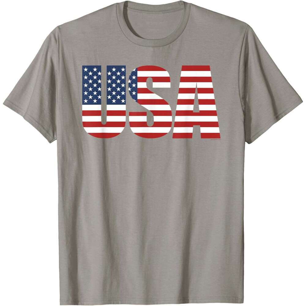 T shirt Mens USA Shirt Men Women Kids Patriotic American Flag 4th of July T-Shirt shirts tshirt graphic tee Casual tops summer clothes Short sleeve Fr