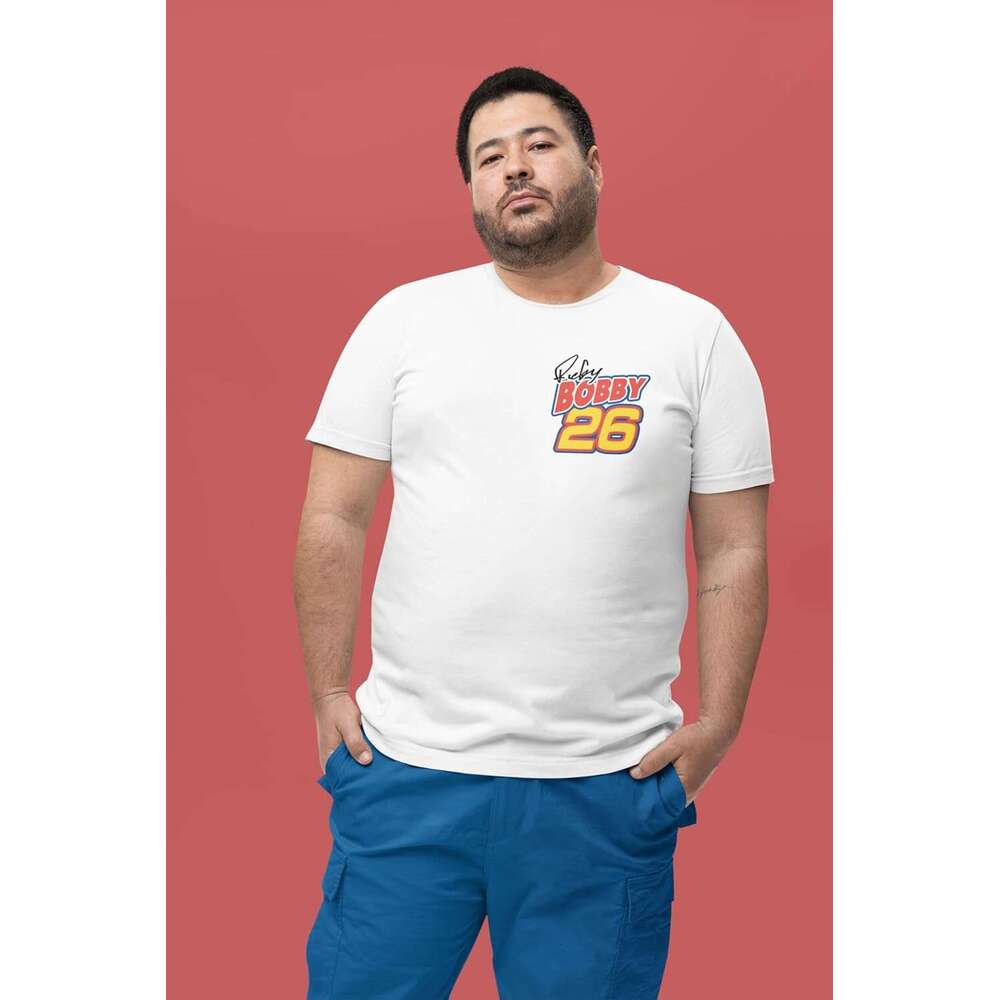 T shirt Mens Talladega Nights Ricky Bobby Best There Is White Short Sleeve shirts tshirt graphic tee Casual tops summer clothes Short sleeve