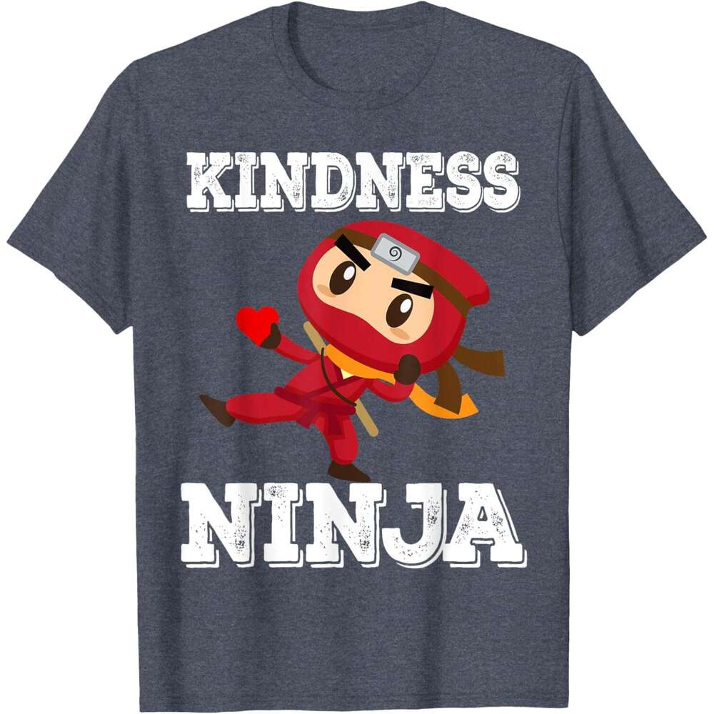 T shirt Mens Anti Bullying Kindness Ninja School Teacher Student T-Shirt tshirt graphic tee Casual tops summer clothes Short sleeve Free shipping