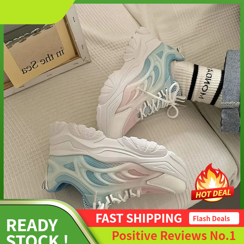 Ddmyoutdoor Women S Sports Athleisure Style Thick Sole Breathable Shoes Free Shipping Outdoor Ports Tyle Ole Hoes Hipping