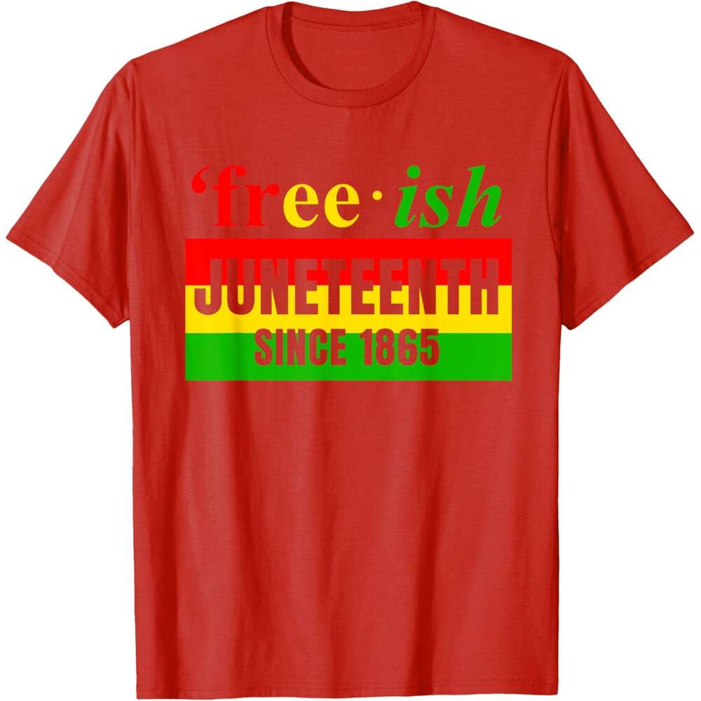T shirt Mens Juneteenth: June 1865 Black History African American Freedom T-Shirt shirts tshirt graphic tee Casual tops summer clothes Short sleeve Fr