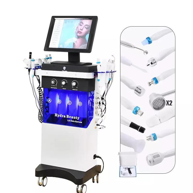 Multifunction 14 in 1 Diamond Hydra Dermabrasion Peeling Hydrabeauty Facials Water Jet Aqua Facial Beauty Machine