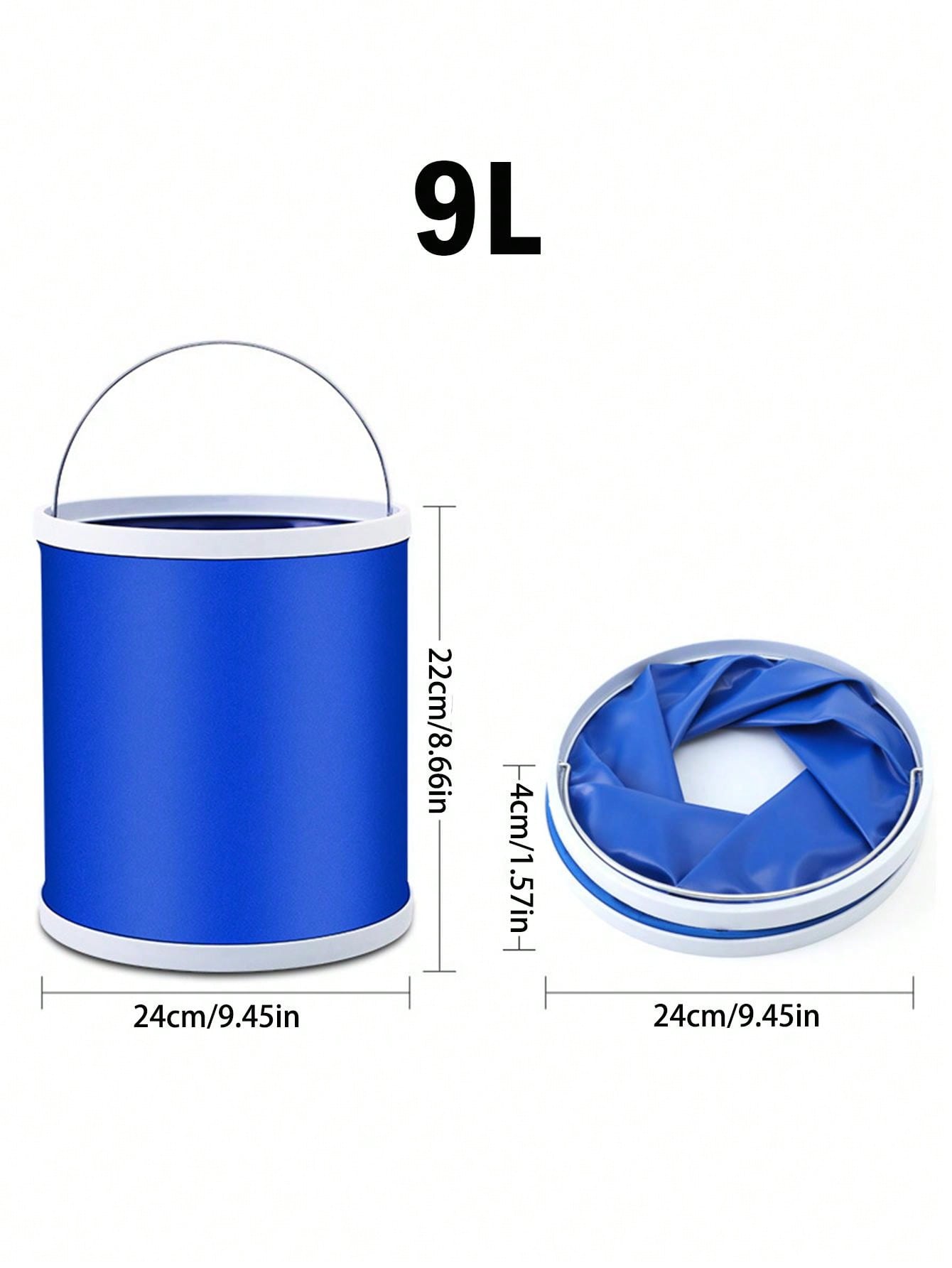 1pcs Car Folding Bucket Retractable Bucket Car Portable Car Wash Special Bucket Outdoor Travel Fishing Retractable Bucket