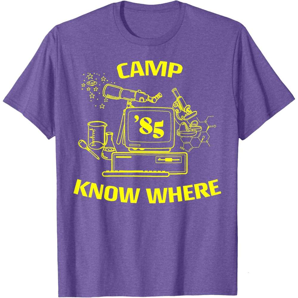 T shirt Mens Camp Know Where 85 T-Shirt shirts tshirt graphic tee Casual tops summer clothes Short sleeve Free shipping