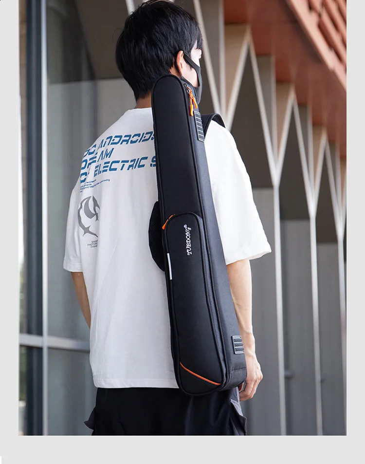 Thickened one-piece straight pipe saxophone bag clarinet bag electric blow pipe pack instrument pack 240805