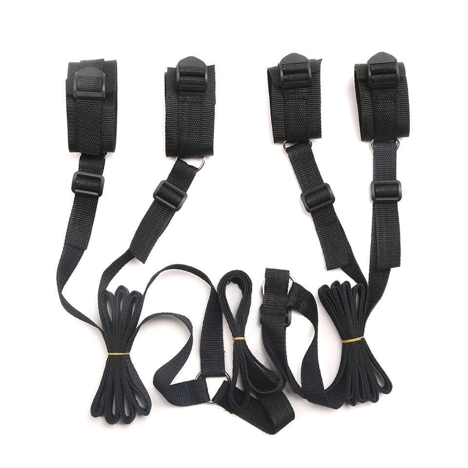Bondage Gear Black Variety of Bed Restraint Design Bondage Belt Bondage Kits Sex Toys Adult juguetes sexuales