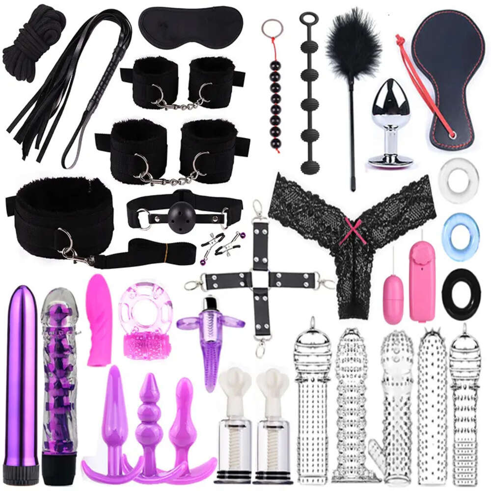 Adult BDSM Sex Toys Female Bed Bondage Fetish Slave Game SM Set For Couple Flirt