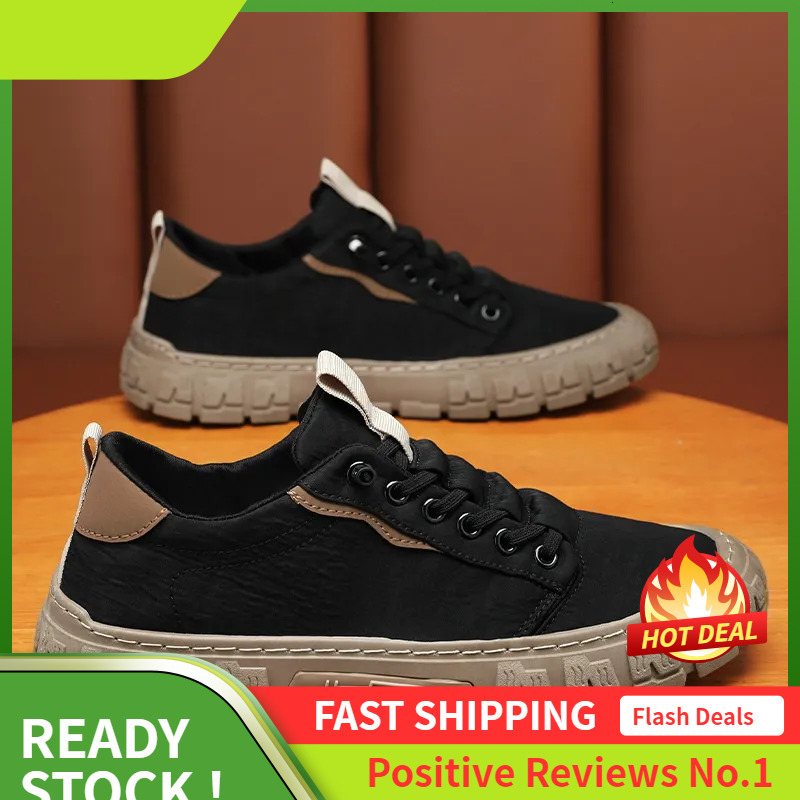 Ddmyoutdoor Casual Men Low Top Canvas Board Flat Fashion Walking Shoes Outdoor