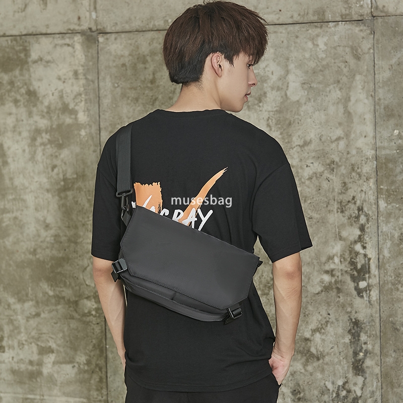 Men's crossbody bag Fashion male outdoor leisure sports backpack student shoulder bag Multi-function messenger bag dead fly bag