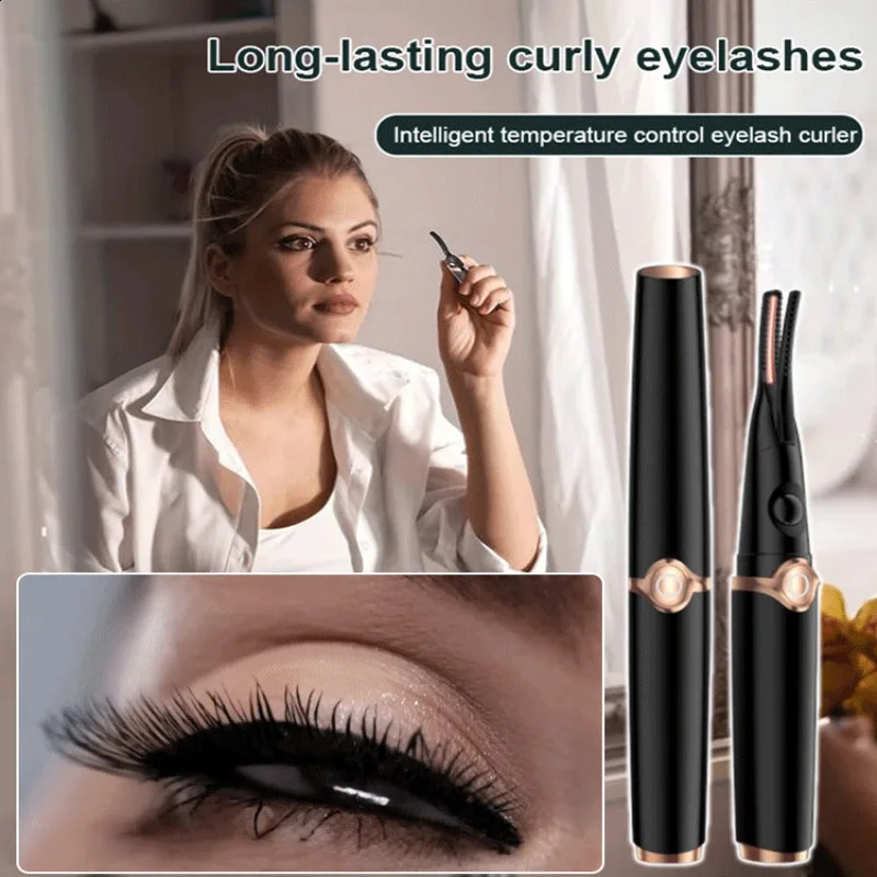 Intelligent electric eyelash curler with digital display perfect beauty tool for stunning curling 240729