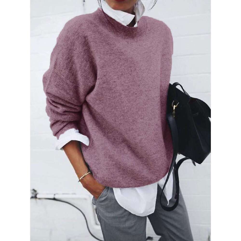 2024 Autumn New Pullover Long Womens Solid Color Knitted Cashmere Sweater Jumpers Designer Womens Fallautumn Cashmere Sweaters Cardigan Designer Woman