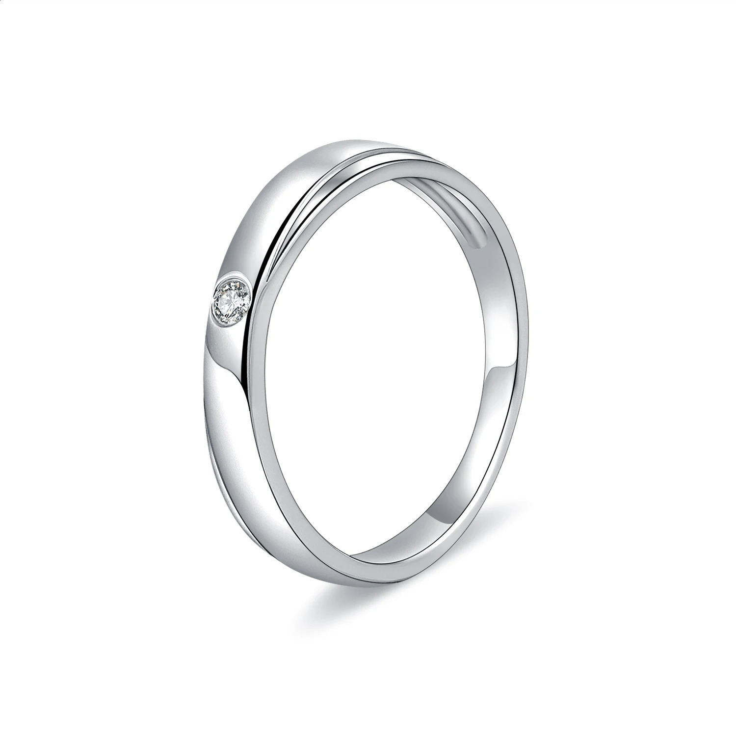 GEMS BALLET Matching Couple Ring Set Wedding Bands With Moissanite 925 Sterling Silver His And Her Promise Ring For Couple 240730