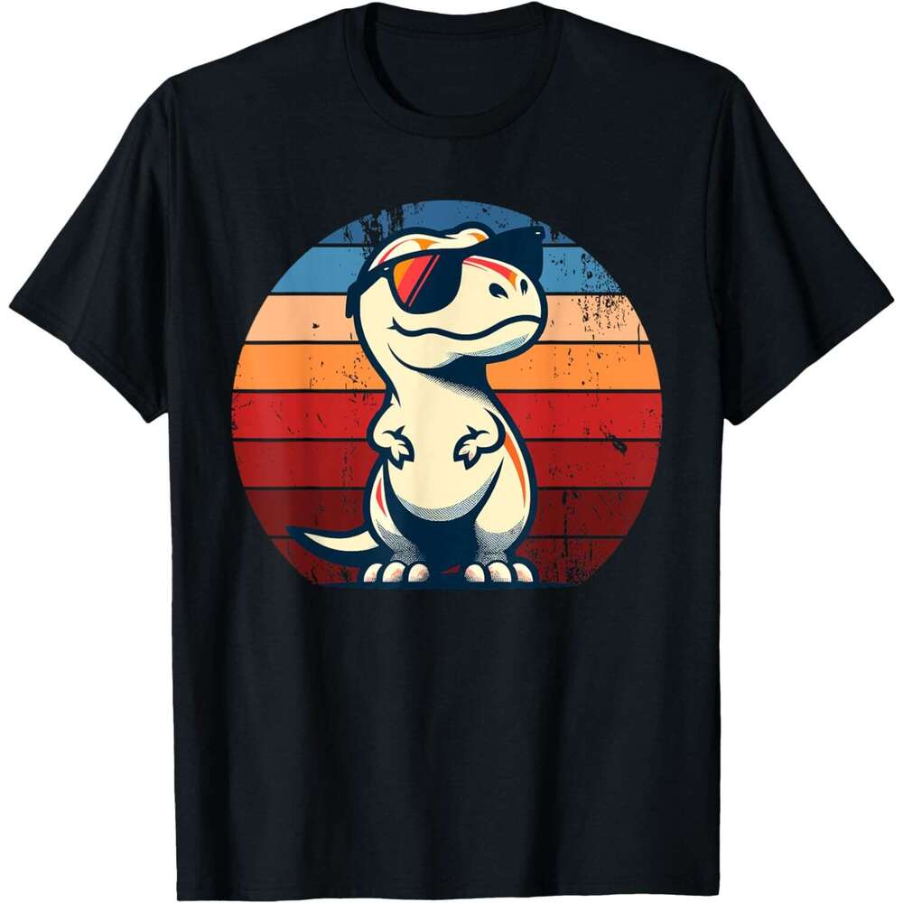 T shirt Mens T-Rex Retro Novelty Men Kids Women Funny Dinosaur T-Shirt shirts tshirt graphic tee Casual tops summer clothes Short sleeve Free shipping
