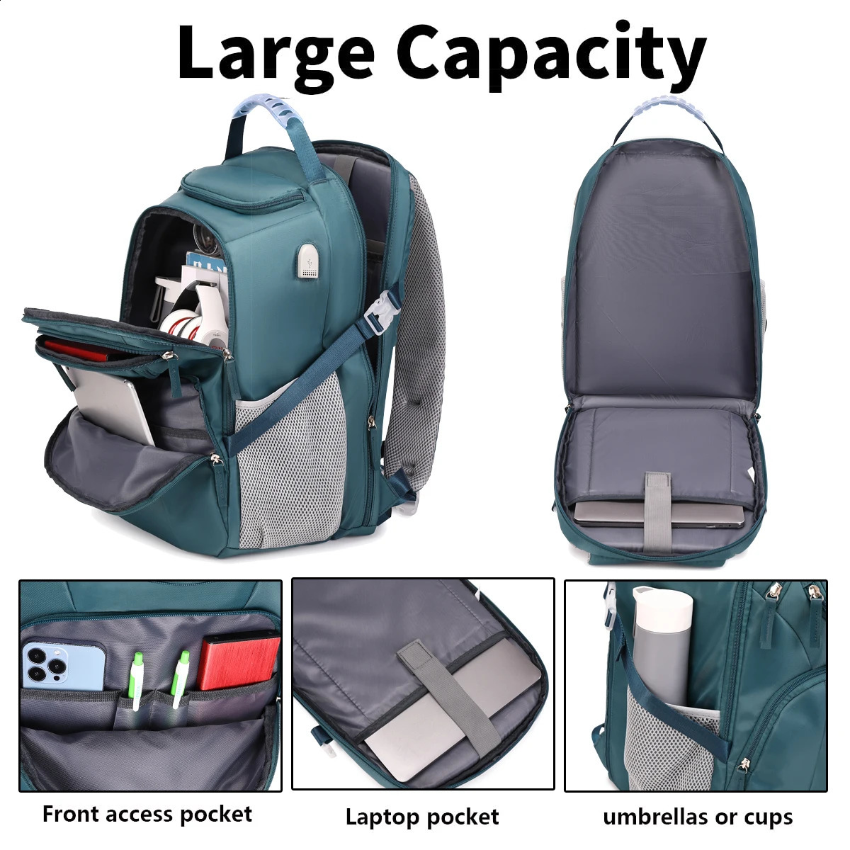Mens travel backpack airline approved womens laptop backpack waterproof outdoor sports backpack 240914