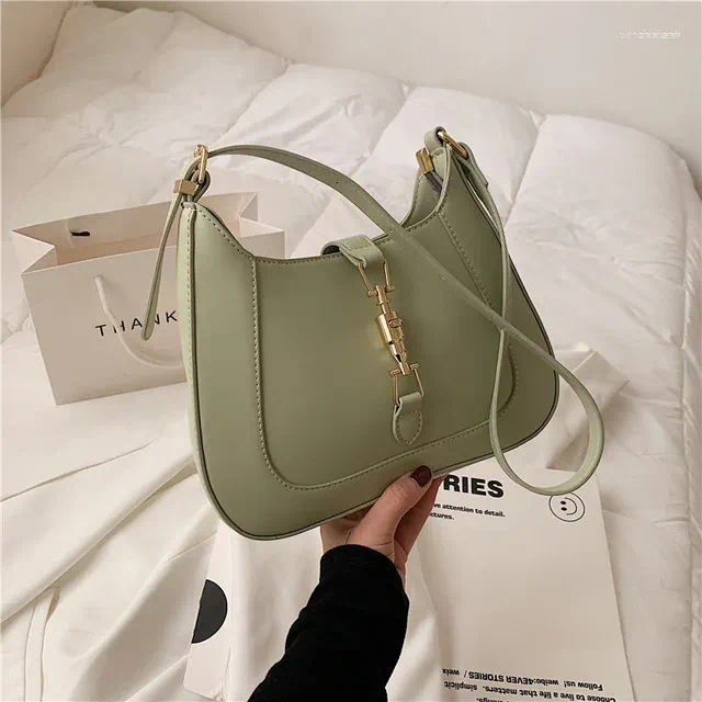 Shoulder Bags 2024 Spring Underarm Fashion Single Crossbody Simple And Generous Solid Color Messenger Handbag Women's Small Bag