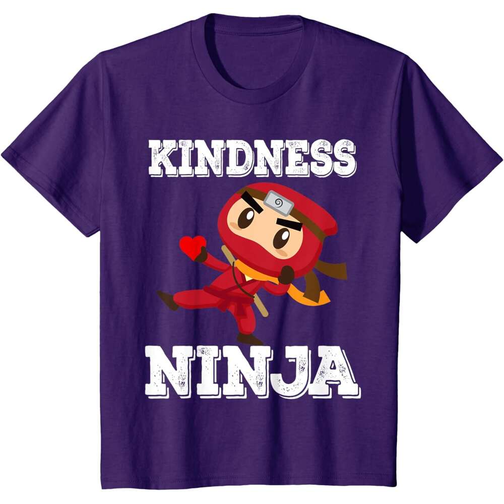 T shirt Mens Anti Bullying Kindness Ninja School Teacher Student T-Shirt tshirt graphic tee Casual tops summer clothes Short sleeve Free shipping