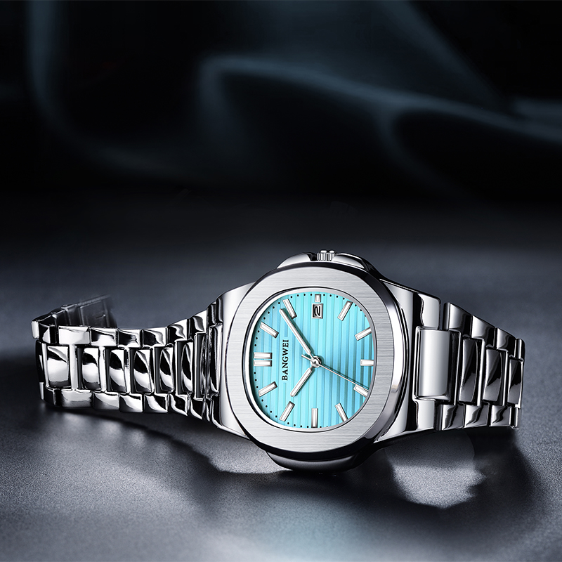 2024 LIGE New Men Watch Business Luxury Waterproof Male Clock Luminous Date Stainless Steel Square Quartz Men Watch reloj hombre