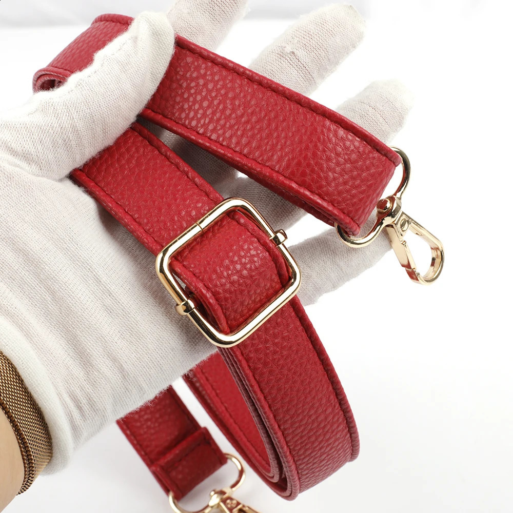 130*2.5CM Adjustable Long Women Men Lady PU Leather Bag Strap Belt Replacement Shoulder CrossBody Bag Band Accessories Handle 240805