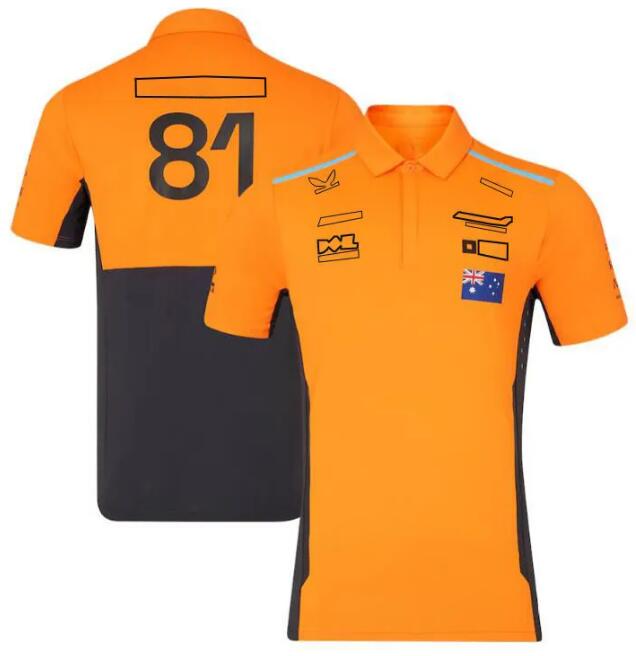 F1 racing t-shirt summer new short-sleeved polo shirt same style customized