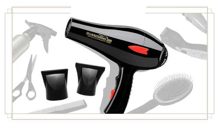 Dryers Real 1800W Professional Powerful Fast Heating Hot And Cold Adjustment Ionic Air Blow Dryer For Hair Salon Use G240805