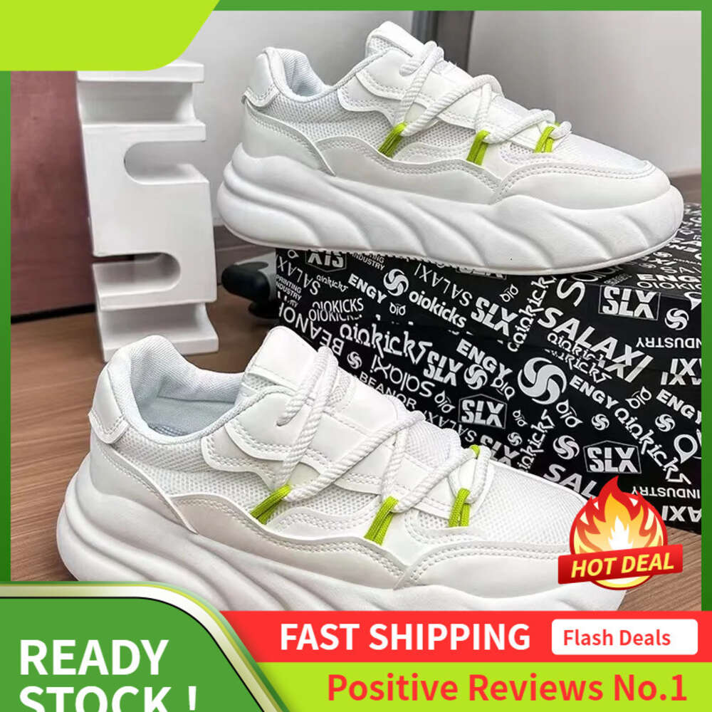 Ddmyoutdoor Men Sports Minimalist Design Athleisure New Trendy Clunky Shoes Fashion Sneakers White Free Shipping Outdoor