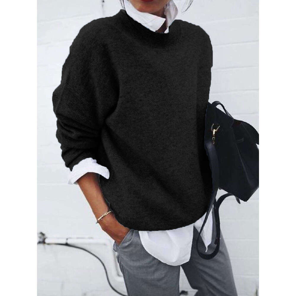 2024 Autumn New Pullover Long Womens Solid Color Knitted Cashmere Sweater Jumpers Designer Womens Fallautumn Cashmere Sweaters Cardigan Designer Woman