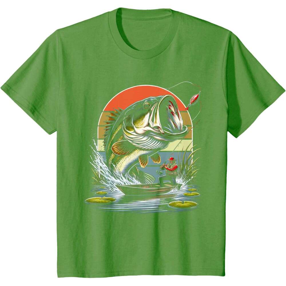 2024 T shirt Mens Fishing Fish T-Shirt shirts tshirt graphic tee Casual tops summer clothes Short sleeve Free shipping