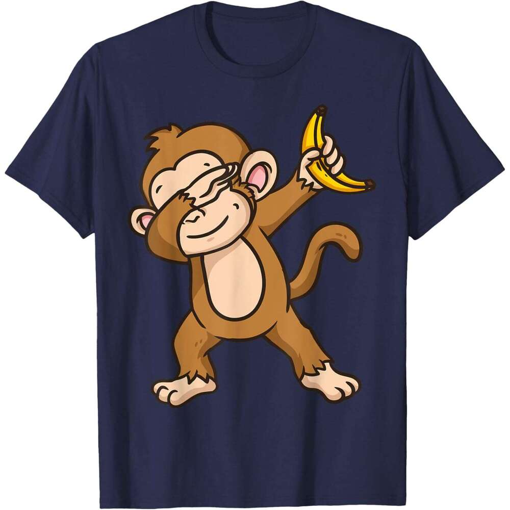 T shirt Mens Monkey Dabbing Funny T-Shirt shirts tshirt graphic tee Casual tops summer clothes Short sleeve Free shipping