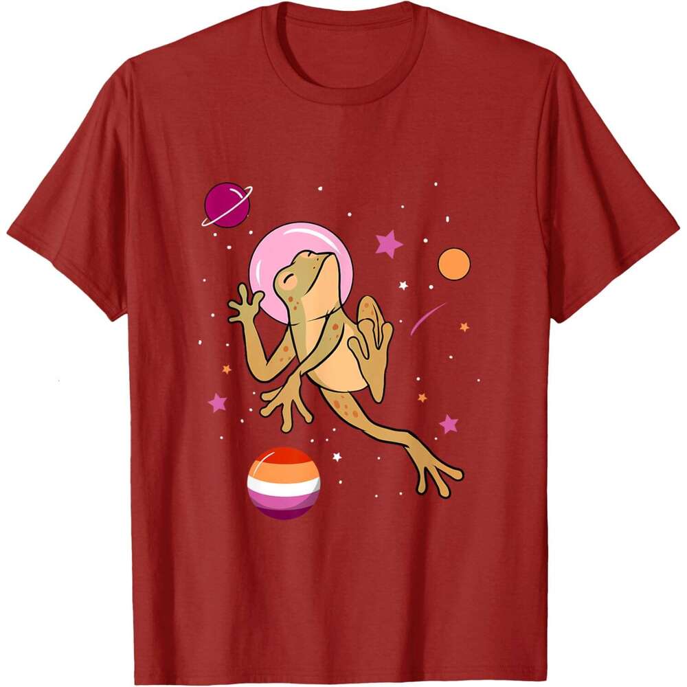 T shirt Mens Frog Orange Pink Lesbian T-Shirt shirts tshirt graphic tee Casual tops summer clothes Short sleeve Free shipping