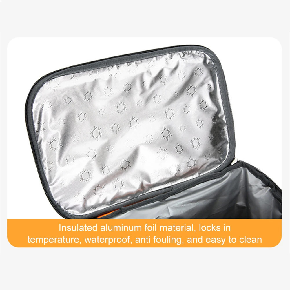 backpack refrigerated waterproof insulation lunch large capacity reflective tape outdoor camping 240910